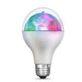 Feit Electric Multicolor Changing Disco Party LED Light Bulb, DISCO1/LED, A19, RGB, RGB Multicolor, 5.3\" H x 3.15\" D