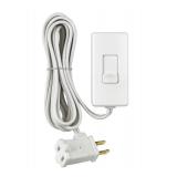 Leviton Table Top Plug in Lamp Dimmer for Dimmable LED, Halogen and Incandescent Bulbs, TBL03-10W, White