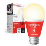Sengled Alexa Light Bulb, S1 Auto Pairing with Alexa Devices, Warm Smart Light Bulbs, Bluetooth Mesh Smart Home Lighting, E26 60W Equivalent, 800LM, 1-Pack
