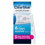 Clearblue Early Detection Pregnancy Test, 3 Ct