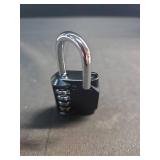 SUTOUG Combination Lock Waterproof 4 Digit Padlocks with Combination Code, Zinc Alloy Combination Lock for Door, Tool Boxes, Schools, Gym, Garden, Fences, Reel Cabinet & Storage, Black (1PCS)