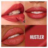 Maybelline Super Stay Matte Ink Liquid Lipstick Makeup, Long Lasting High Impact Color, Up to 16H Wear, Hustler, Red Brown, 1 Count, Packaging May Vary