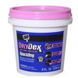Dap 12328 DryDex Spackling Interior/Exterior, 1/2-Pint , White