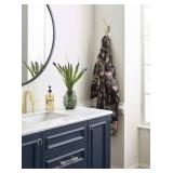 Amerock H55465BBZ | Adare Double Prong Decorative Wall Hook | Golden Champagne Hook for Coats, Hats, Backpacks, Bags | Hooks for Bathroom, Bedroom, Closet, Entryway, Laundry Room, Office (5-1/2 inch)