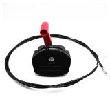 WaruiTT Lawn Mower Throttle Cable Kit with Universal Switch Lever Control Handle fits Lawn Mowers Garden Tools (56\" Kit)
