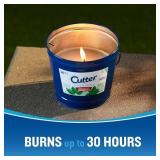 Cutter Outdoor Scented Candle Citronella and Mint Scent Brings Glow and Ambiance to Your Outdoor Space, 17 Ounces