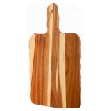 Geetery Acacia Wood Cutting Board Bulk Kitchen Wooden Chopping Boards with Handle Serving Tray Charcuterie for Pizza, Bread, Cheese, Fruit, Vegetables Housewarming Gift (16 x 10 Inch)