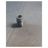 SUNEX TOOLS 212zm 1/2-Inch Drive 12-mm 12-Point Impact Socket