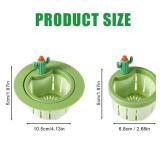 Cactus Kitchen Sink Drain Strainer, Press Automatic Dumping Basket Cactus Sink Drainer Self-Cleaning Kitchen Sink Strainer Basket Plastic Waste Collector Filter for Home Kitchen Use