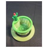 Cactus Kitchen Sink Drain Strainer, Press Automatic Dumping Basket Cactus Sink Drainer Self-Cleaning Kitchen Sink Strainer Basket Plastic Waste Collector Filter for Home Kitchen Use