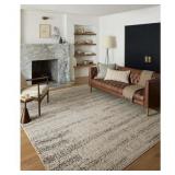 Loloi II Darby Oatmeal / Charcoal 5 -3  x 7 -6  Area Rug - Retail: $140