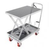 VEVOR Hydraulic Scissors Lift Table Cart missing a wheel - Retail: $224