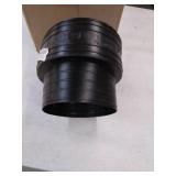 ADS Snap Polyethylene Corrugated-to-Clay Pipe Adapter - 6 x 4 in. - Retail: $46