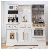 ROBUD Wooden Play Kitchen Set - Retail: $129