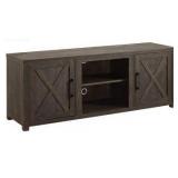 TV Stand Entertainment Center GREY - Retail: $223