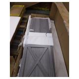 TV Stand Entertainment Center GREY - Retail: $223