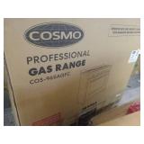 36 in. Nebula Collection 3.8 cu. ft. Gas Range, 5 Burners, Rapid Convection Oven, Cast Iron Grates in Stainless Steel - Retail: $1,790