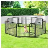 8-Panel Metal Pet Playpen - Missing Pins - Retail: $79