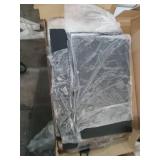 Queen Platform Bed Frame with Storage Drawers - Missing Hardware & Screws  - Retail: $379