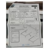 Modern Gray Twin Platform Bed - Support Slats NOT Included  - Retail: $245