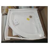 OVE Decors 33x33 inch Corner Shower Pan Base - Retail: $299