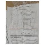 White 5-Tempered Glass Panel Sliding Barn Door with Hardware Kit - Retail: $219