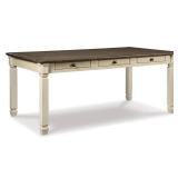 SIGNATURE DESIGN by Ashley - Bolanburg Two-Drawer Dining Table - Retail: $449