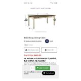 SIGNATURE DESIGN by Ashley - Bolanburg Two-Drawer Dining Table - Retail: $449