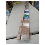 M-D Building Products 78618 5-5/8 in. x 1-1/8 in. x 73 in. Silver Adjustable Aluminum & Hardwood Threshold - Retail: $98