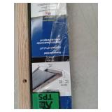 M-D Building Products 78618 5-5/8 in. x 1-1/8 in. x 73 in. Silver Adjustable Aluminum & Hardwood Threshold - Retail: $98