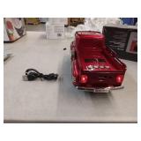 Retro Ride 10-Watt-RMS Bluetooth Rechargeable Truck Speaker with FM Radio in Red - Retail: $35