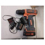 BLACK + DECKER BDCDD12C 12V MAX LITHIUM CORDLESS DRILL - Retail: $190