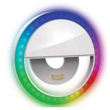 Bower RGB Phone Clip LED Light for Selfies  Makeup Apply  and More; White - Retail: $21