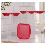 Lock n Lock 4-Piece Tall Canister Set - Retail: $24