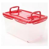 Lock n Lock XL Storage Container w/Orange Lid - Retail: $36