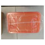 Lock n Lock XL Storage Container w/Orange Lid - Retail: $36