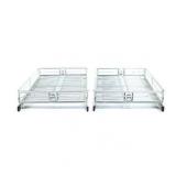 Origami Group 2SD-13 Kitchenware Household Sliding Cabinet Organizer (2 Pack) - Retail: $167