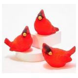 Red Cardinal Mini Bird LED Luminaries Set - Retail: $29