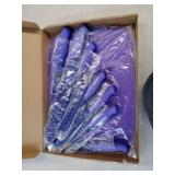 Cooking Light 7-Piece Cutlery Set w/Sheaths & 3 Flexible Cutting Mats - Purple  - Retail: $25