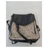 Aimee Kestenberg Leather Shoulder Bag with Animal Print - Retail: $278
