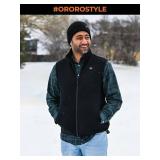 ORORO 4-Zone Heated Fleece Vest - Retail: $119
