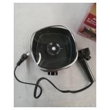 Brentwood SK-45 6-inch Non-Stick Electric Skillet with Glass Lid  Black - Retail: $58