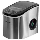 Magic Chef 27-Lb Portable Ice Maker Silver - Retail: $209
