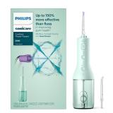 Philips Sonicare Cordless Power Flosser 3000 - Water Flosser with Innovative Quad Stream Technology, Oral Irrigator with 2 Flossing Modes and 3 Pressure Levels, IPX7 Waterproof, Mint, HX3826/24