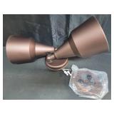 NICOR Lighting 300W Bronze Double Cone Adjustable Security Flood Light (11128)