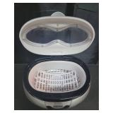 UKOKE Ultrasonic Jewelry & Retainer Cleaner Professional Ultrasonic Cleaner Machine for Dentures, Mouth Guards, Braces, Toothbrush Heads, Rings & Watches with Timer