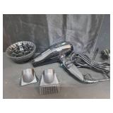 BaBylissPRO Hair Dryer, Nano Titanium Portofino 2000-Watt Blow Dryer, Hair Styling & Appliances, Black, BPOR1