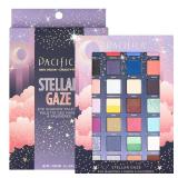 Pacifica Stellar Gaze Eye Shadow Palette - 28 Shades Mineral Eye Shadow Face Makeup Blendable Pigmented Dreamy Pastels, Neutrals, Matte Shimmer & Glitter Finishes w/Vitamin E Talc-Free Vegan Clean