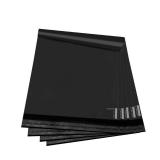 KKBESTPACK 100 Large Poly Mailers 10x13 Shipping Bags for Small Business Self Sealing Package Envelopes (10 x 13 Pack of 100, Black)