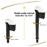 Korky QuietFILL Toilet Fill Valve - Universal Fits 99% of Toilets - Easy Height Adjust for Fast Install, 528
